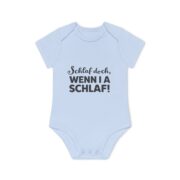 Baby Bodysuit – "Schlaf doch, wenn I a schlaf!" German Funny Baby One-Piece - Image 10