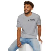 Proud Father T-Shirt — Minimal Chest Logo Dad Tee - Image 11