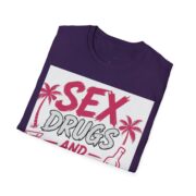 Sex, Drugs and Alcohol T-Shirt — Retro Palm Beach Party Graphic Tee - Image 11