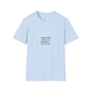 Cat Lover T-Shirt - "I Work Hard So My Cat Can Have a Better Life" Minimalist Tee - Image 29