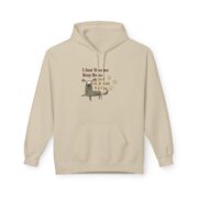 Dog Lover Hoodie — "I Just Wanna Stay Home & Cuddle with My Dog" Cute Paw Print Graphic - Image 9