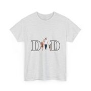 Dad Family Silhouette T-Shirt — "DAD" Letter Design with Kids (Father’s Day Gift) - Image 8