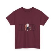 Dad Family Silhouette T-Shirt — "DAD" Letter Design with Kids (Father’s Day Gift) - Image 18