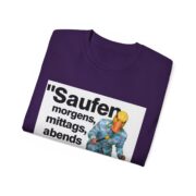 Saufen Graphic Tee – Funny German Drinking Quote T-Shirt - Image 24