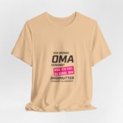 Grandma Announcement Tee — "Ich werde OMA genannt weil ich viel zu cool bin" Frenchie Grandma Gift - Image 22