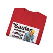 Saufen Graphic Tee – Funny German Drinking Quote T-Shirt - Image 32