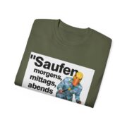 Saufen Graphic Tee – Funny German Drinking Quote T-Shirt - Image 16