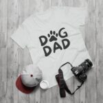 Dog Dad T-Shirt - Paw Print Graphic Tee for Men, Father's Day Gift