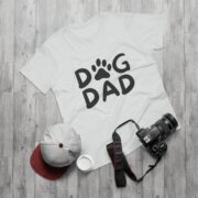 Dog Dad T-Shirt - Paw Print Graphic Tee for Men, Father's Day Gift