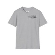 Proud Father T-Shirt — Minimal Chest Logo Dad Tee - Image 9