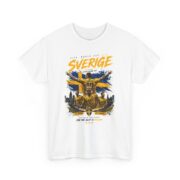 Sweden Sverige Graphic Tee – Svenska Pride Flag Lion Design - Image 3