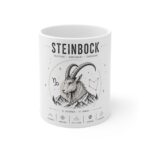 Steinbock Zodiac Mug – Capricorn Astrology Ceramic Coffee Cup (Dec 22–Jan 19)