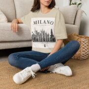Milano Italia Skyline T-Shirt — Vintage Duomo Graphic Tee - Image 10