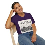 Istanbul Türkiye Skyline T-Shirt — Vintage Cityscape Travel Tee - Image 43