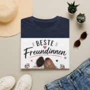 Beste Freundinnen T-Shirt – BFF Freundschaftsshirt mit Herzmotiv - Image 26