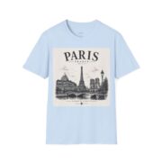 Paris France Vintage Skyline T-Shirt — Eiffel Tower Travel Tee - Image 4