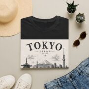 Tokyo Skyline T-Shirt — Vintage Japan Travel Tee - Image 5