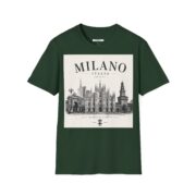 Milano Italia Skyline T-Shirt — Vintage Duomo Graphic Tee - Image 23