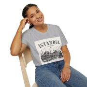 Istanbul Türkiye Skyline T-Shirt — Vintage Cityscape Travel Tee - Image 15