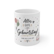 Birthday Mug – "Alles Gute zum Geburtstag" German Ceramic Gift Mug