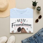 Beste Freundinnen T-Shirt – BFF Freundschaftsshirt mit Herzmotiv - Image 21