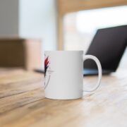 AC Milan Ceramic Mug – Football Club Crest & Red/Black Brush Stroke Design - Image 4