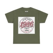 1986 Vintage Birthday T-Shirt — Retro 35th Anniversary Tee - Image 25