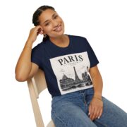 Paris France Vintage Skyline T-Shirt — Eiffel Tower Travel Tee - Image 8