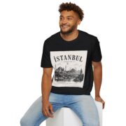 Istanbul Türkiye Skyline T-Shirt — Vintage Cityscape Travel Tee - Image 8