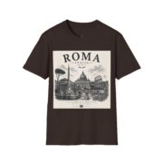 Roma Italia Graphic T-Shirt — Vintage Rome Cityscape Tee - Image 15