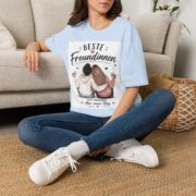 Beste Freundinnen T-Shirt – BFF Freundschaftsshirt mit Herzmotiv - Image 22