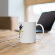 Fenerbahçe Ceramic Mug — Fenerbahçe Spor Kulübü Crest with Yellow & Navy Brushstroke - Image 4