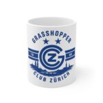 Grasshopper Club Zürich Ceramic Mug – Vintage Crest Coffee Cup (Since 1886)