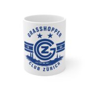Grasshopper Club Zürich Ceramic Mug – Vintage Crest Coffee Cup (Since 1886)