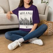 Milano Italia Skyline T-Shirt — Vintage Duomo Graphic Tee - Image 34
