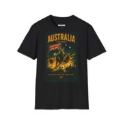 Australia Soccerroos T‑Shirt — Vintage Kangaroo & Flag Soccer Fan Tee - Image 7