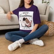Beste Freundinnen T-Shirt – BFF Freundschaftsshirt mit Herzmotiv - Image 32