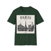 Paris France Vintage Skyline T-Shirt — Eiffel Tower Travel Tee - Image 22