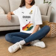 Ghana Black Stars T-Shirt — Ghana Flag Soccer Fan Tee - Image 2