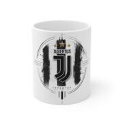 Juventus Ceramic Mug — Black Crest Football Fan Coffee Cup