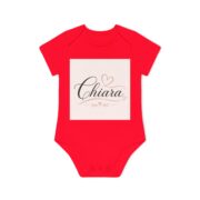 Chiara Baby Bodysuit — Personalized Organic Short Sleeve Onesie - Image 10
