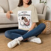 Beste Freundinnen T-Shirt – BFF Freundschaftsshirt mit Herzmotiv - Image 12