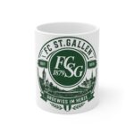 FC St. Gallen Ceramic Mug – FCSG 1879 Grüewiss Im Härze Fan Coffee Cup
