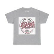 1986 Vintage Birthday T-Shirt — Retro 35th Anniversary Tee - Image 13