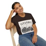 Istanbul Türkiye Skyline T-Shirt — Vintage Cityscape Travel Tee - Image 19