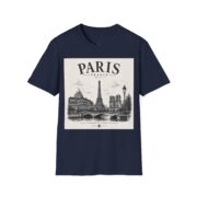 Paris France Vintage Skyline T-Shirt — Eiffel Tower Travel Tee - Image 7