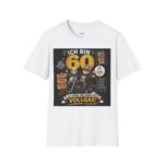60th Birthday Motorcycle T‑Shirt — Ich bin 60! German Funny Biker Tee