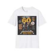 60th Birthday Motorcycle T‑Shirt — Ich bin 60! German Funny Biker Tee