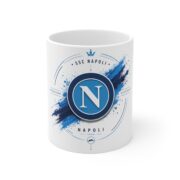 SSC Napoli Ceramic Mug – Blue Crest Coffee Cup for Football Fans