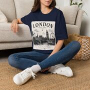 London England Vintage Skyline T-Shirt — Big Ben & London Eye Travel Tee - Image 30